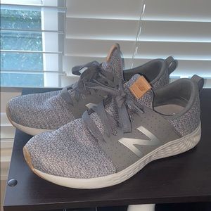 grey newbalance casual shoes